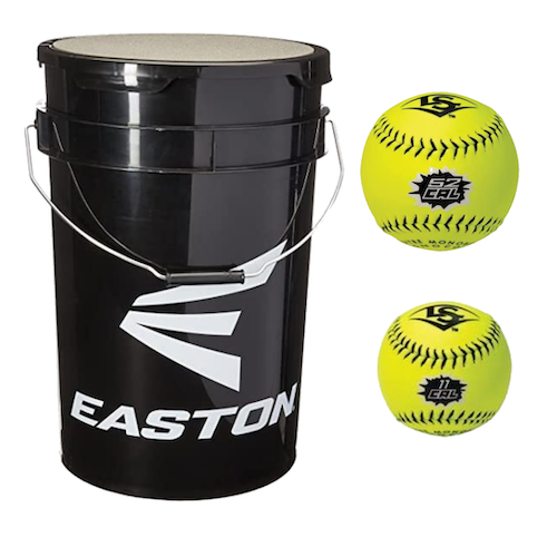 SISC Softball Ball/Easton Bucket Combo - COMBO-BUCKET-EAS-SOFTBALL