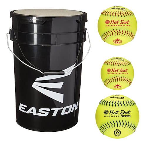 SISC Softball Ball/Easton Bucket Combo - COMBO-BUCKET-EAS-SOFTBALL