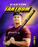 2025 Easton Tantrum Purple and Gold 12.75" 1-Piece Loaded USSSA Slowpitch Softball Bat - ESU5TPG1L