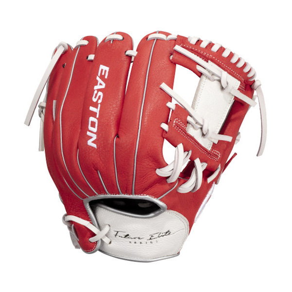 Easton Future Elite 11″ Baseball Glove - FE11 Red/White
