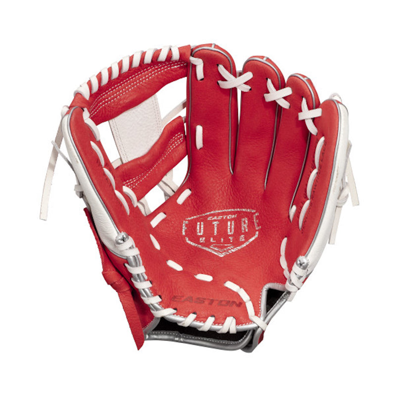 Easton Future Elite 11″ Baseball Glove - FE11 Red/White