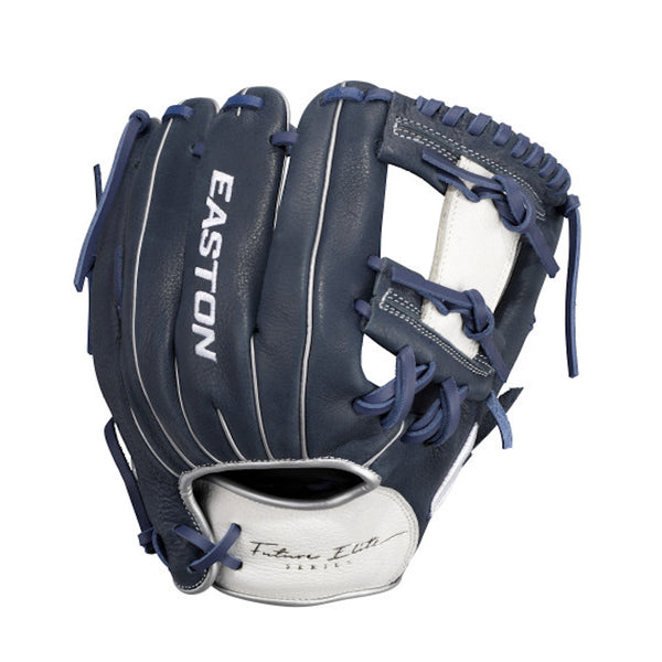 Easton Future Elite 11″ Baseball Glove - FE11 Navy/White