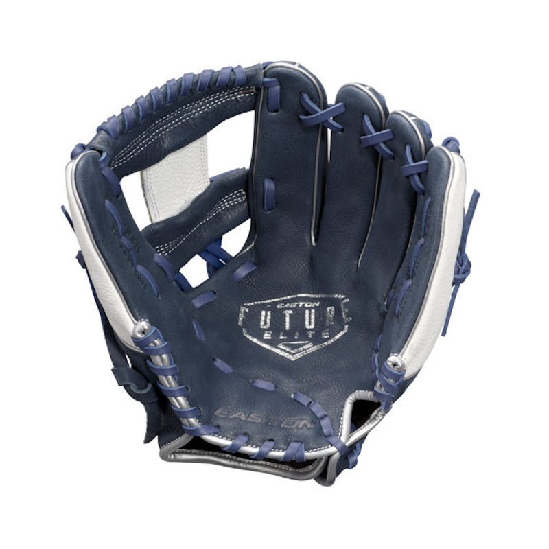 Easton Future Elite 11″ Baseball Glove - FE11 Navy/White