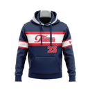 Stratford Flames Vintage Full Sublimation Customizable Navy/White Hoodie - BUY-IN-NAVY-FLAMES-HOODIE