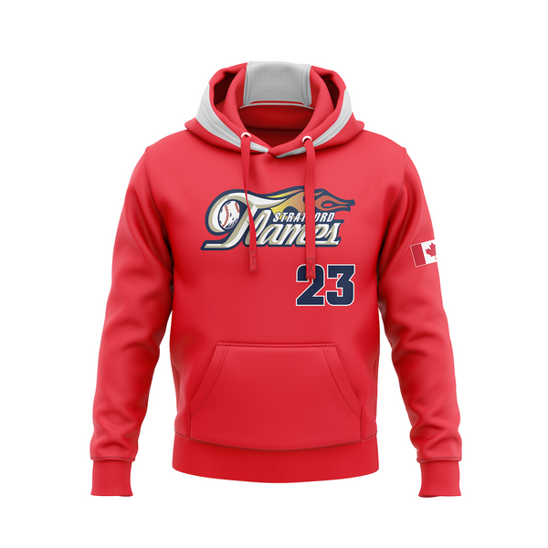 Stratford Flames Traditional Full Sublimation Customizable Red Hoodie - BUY-IN-RED-FLAMES-HOODIE