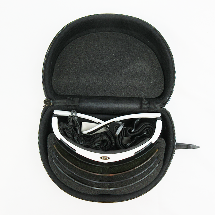 Gator Gear Multi-Lens Sunglasses Kit - White (w/ Prescription Lens Insert)