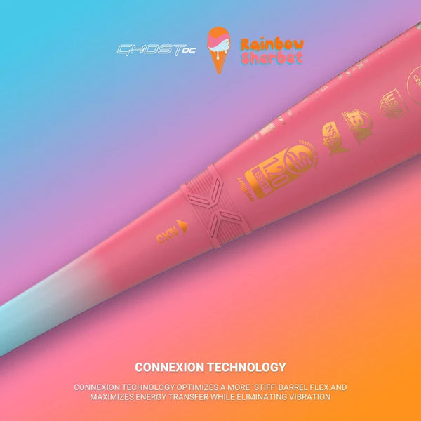2025 Easton Ghost OG Rainbow Sherbet -11 USSSA/ASA Dual
