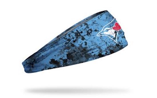 Toronto Blue Jays - Junk Branded Headband : Grunge Blue - HEADBAND-JUNK-TBJ-GRUNGE-BLUE