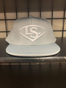 Louisville Slugger Branded Elements Hat   Grey/Grey/White - LSH700-CHAR/WHT