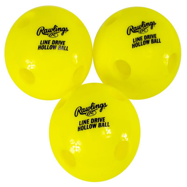 Rawlings 3 Pack Line Drive Hollow Balls - LDHOLL3PK