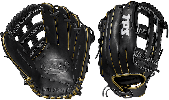 Louisville Slugger TPS Softball 13.5" Glove Black/Gold - LSWTLPSLS20135BG