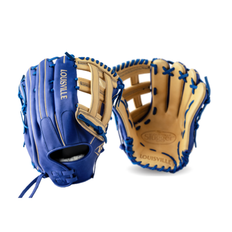 Louisville Slugger Super Z Softball Fielding Glove Cream/Royal Various Sizes - LSWTLSZ-S24-CR