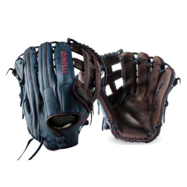 Louisville Slugger Super Z Softball Fielding Glove Maroon/Navy/Red Var