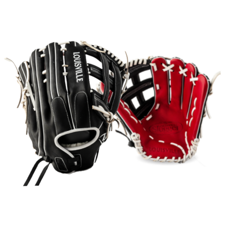 Louisville Slugger Super Z Softball Fielding Glove Red/Black/White Various Sizes - LSWTLSZ-S24-RBW