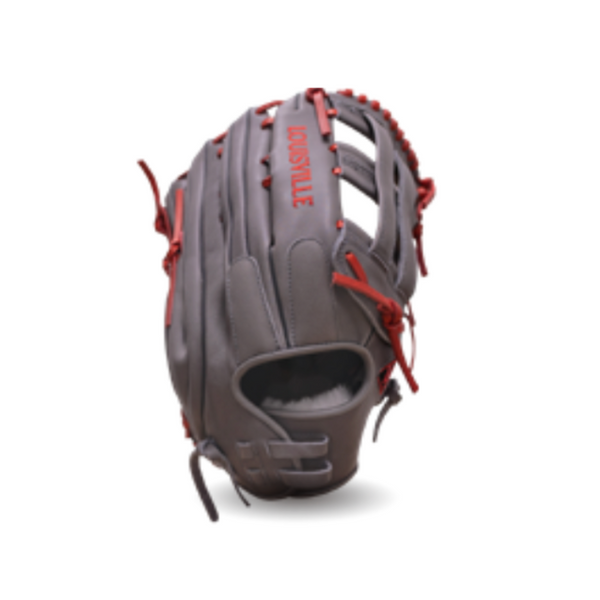 2023 Louisville Slugger Super Z Fielding Glove - Grey/Red