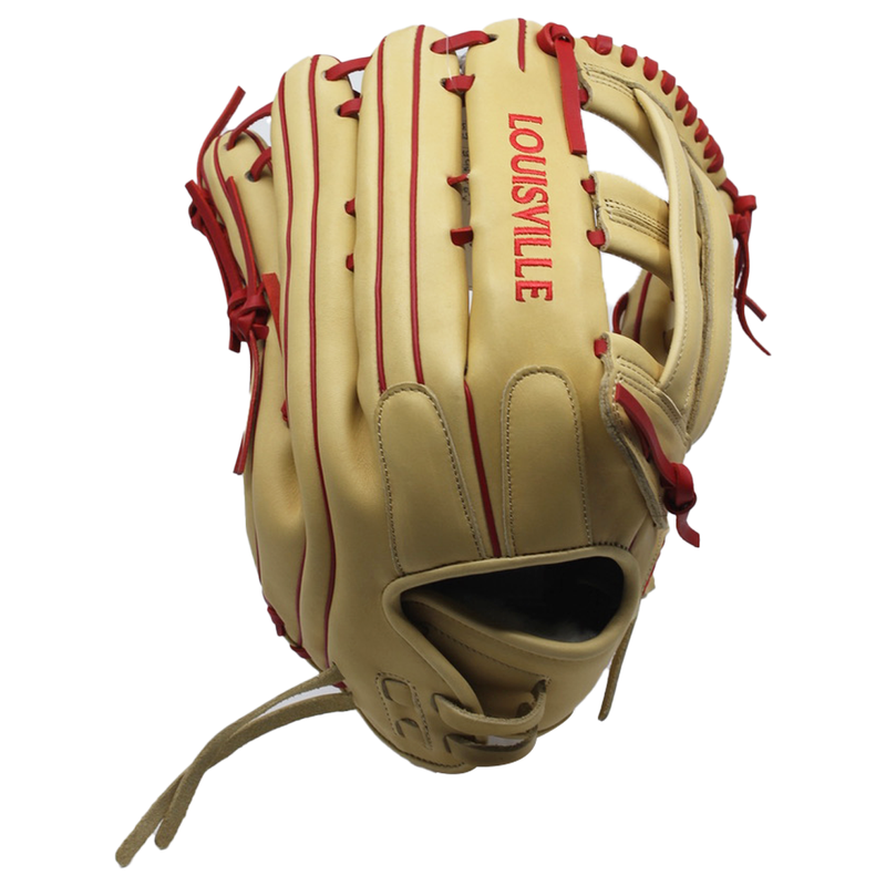 2021 Louisville Super Z Softball Fielding Glove Cream/Red - SUPERZ-CRM/RD