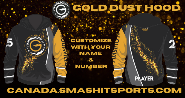 Louisville Slugger Genesis "GOLD DUST" Customizable Hoodie - M20 SISC-GOLD-DUST