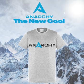 Anarchy Frost Performance Tee - Silver