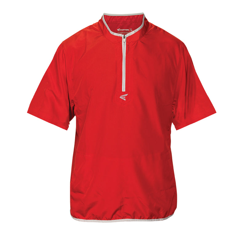 Easton M5 Cage Jacket Short Sleeve Red/Silver - A167601