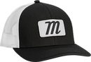 Marucci Capitol Snapback Black/White Trucker Hat  - MAHTTRCAP-BK/W
