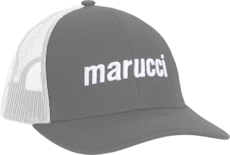 Marucci Snapback Grey/White Trucker Hat  - MAHTTRPS-GY/W