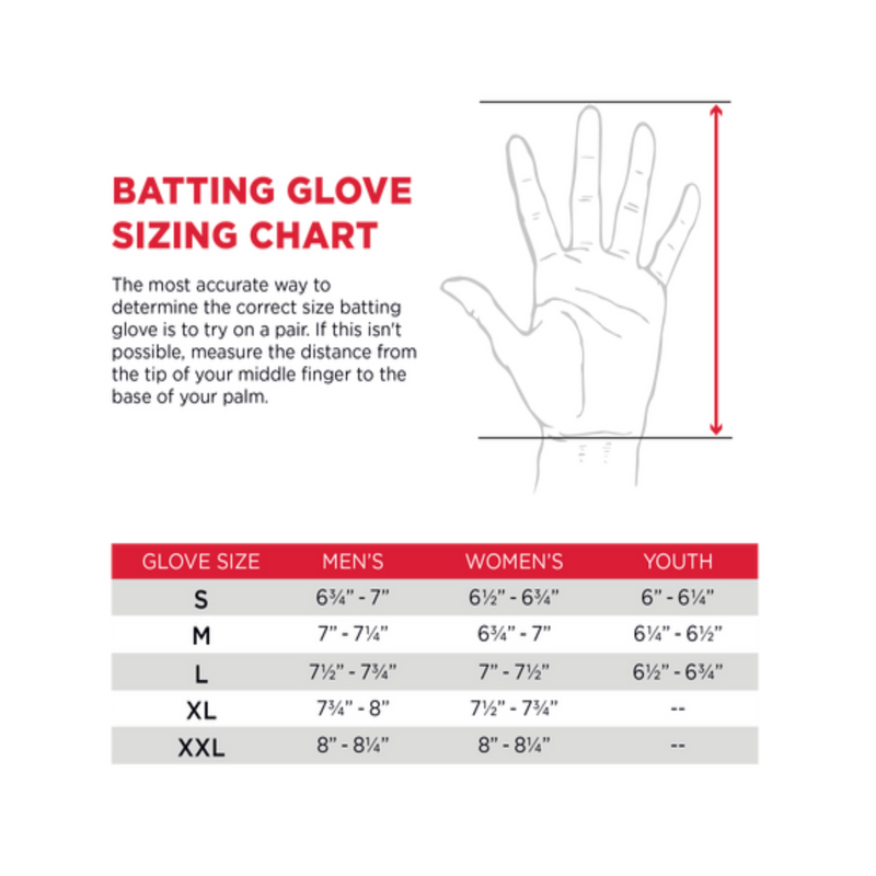 Marucci Blacksmith Full Wrap Batting Gloves - MBG2BKSMFW