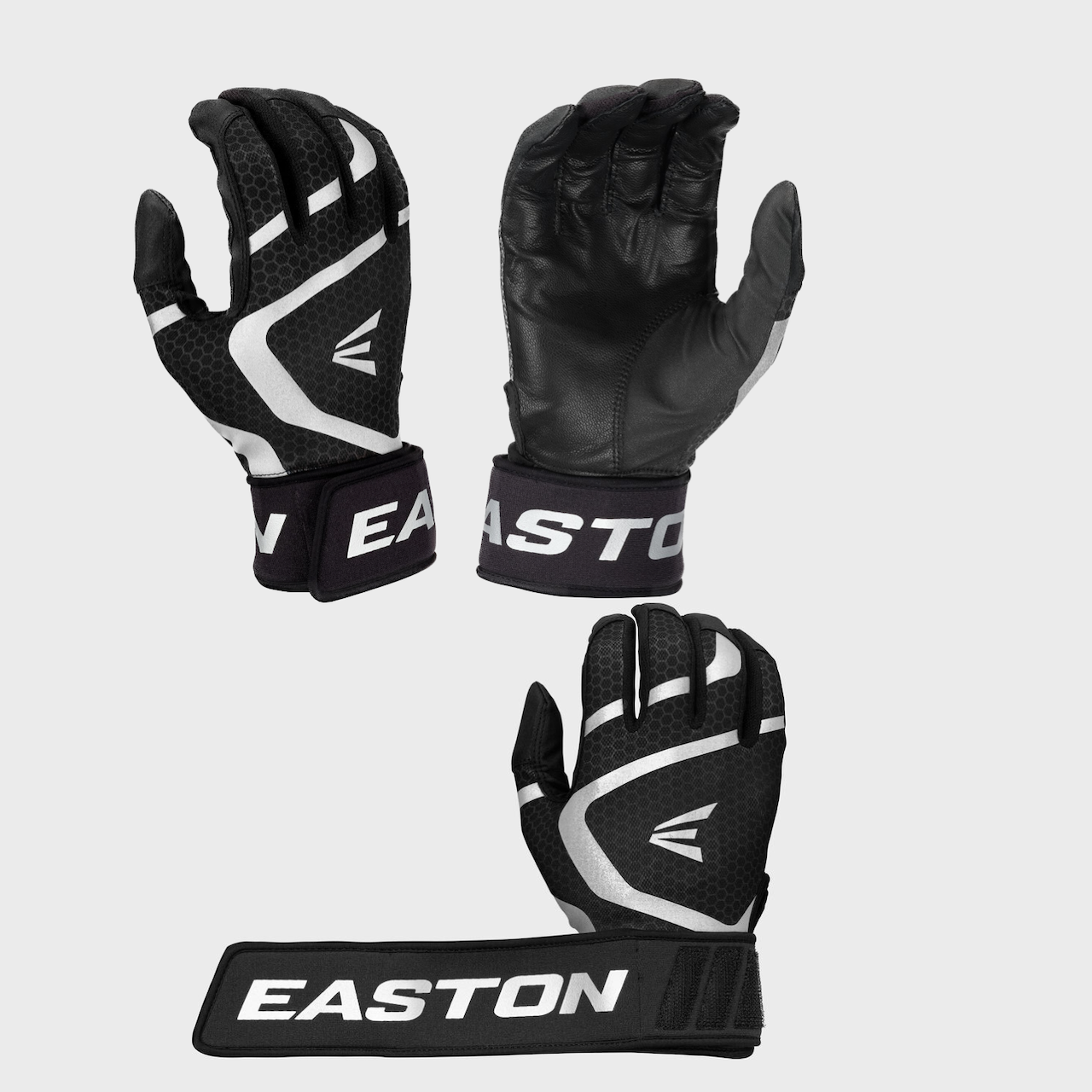 Easton MAV GT Guanti Da Baseball Per Battuta - Adulti Con Palmo In Pelle Di Capra E Polsino In Neoprene (Vari Colori E Taglie S-XL)