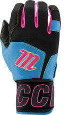 Marucci Blacksmith Wrap Youth Batting Gloves - MBG2BKSMY