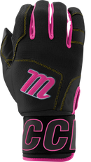 Marucci Blacksmith Wrap Adult Batting Gloves - MBG2BKSM