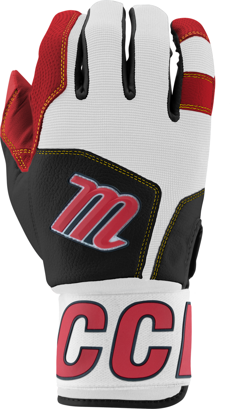 Marucci Blacksmith Wrap Youth Batting Gloves - MBG2BKSMY