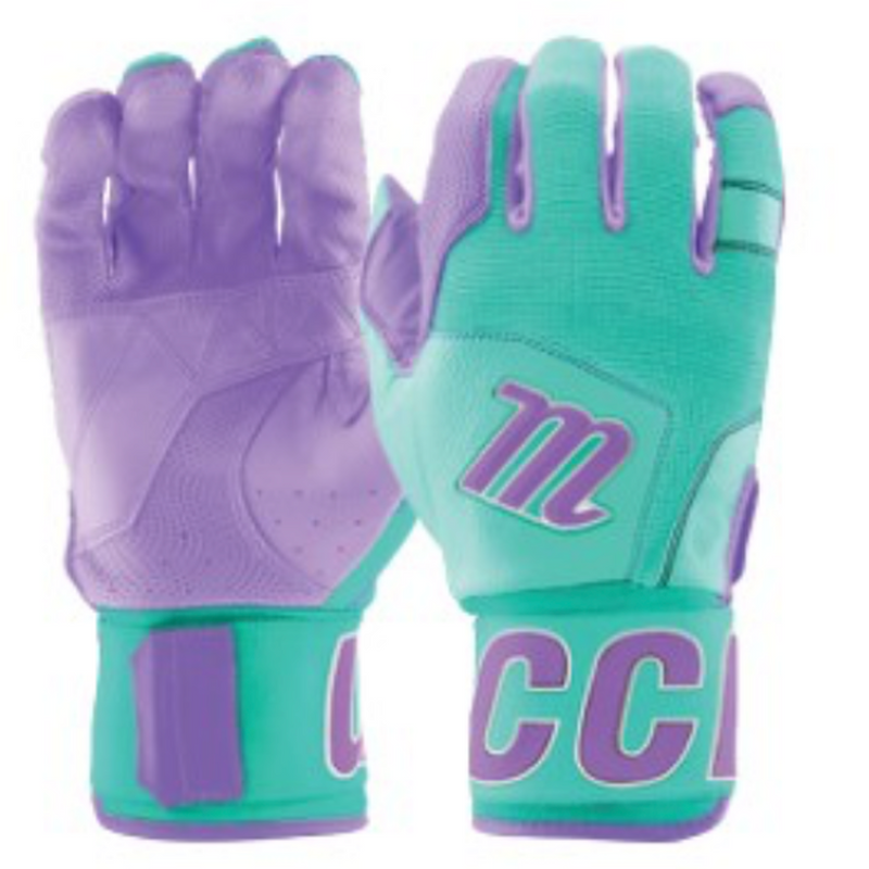Marucci Blacksmith Wrap Youth Batting Gloves - MBG2BKSMY
