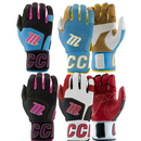 Marucci Blacksmith Wrap Adult Batting Gloves - MBG2BKSM