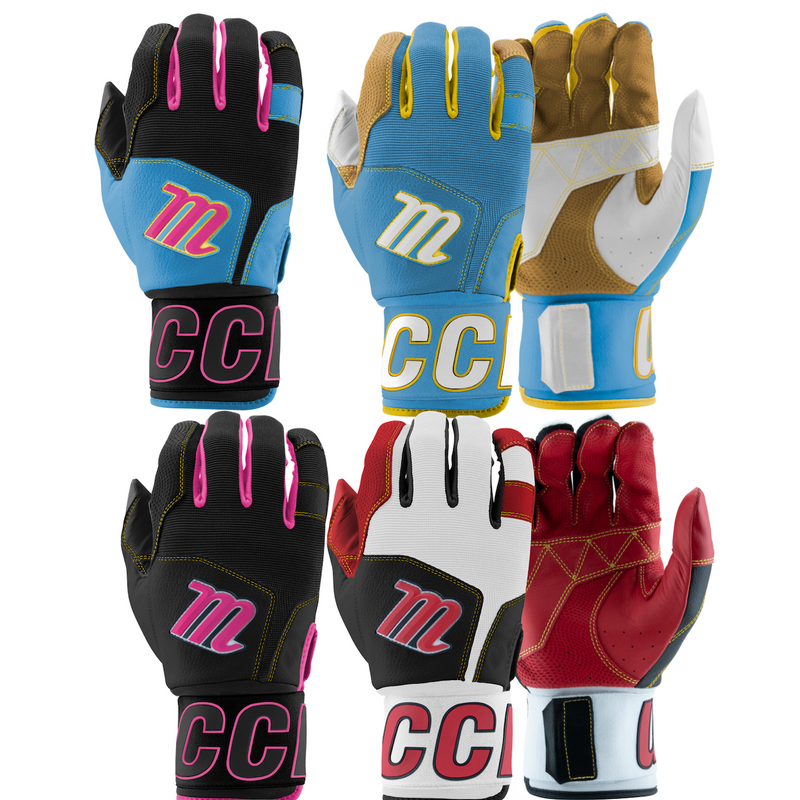 Marucci Blacksmith Wrap Adult Batting Gloves - MBG2BRSM