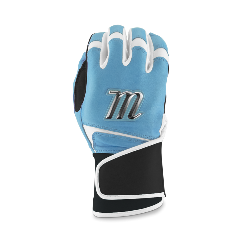 Marucci Remex Adult Columbia Blue/Black Batting Gloves - MBRMX-CB/BK