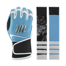 Marucci Remex Adult Columbia Blue/Black Batting Gloves - MBRMX-CB/BK