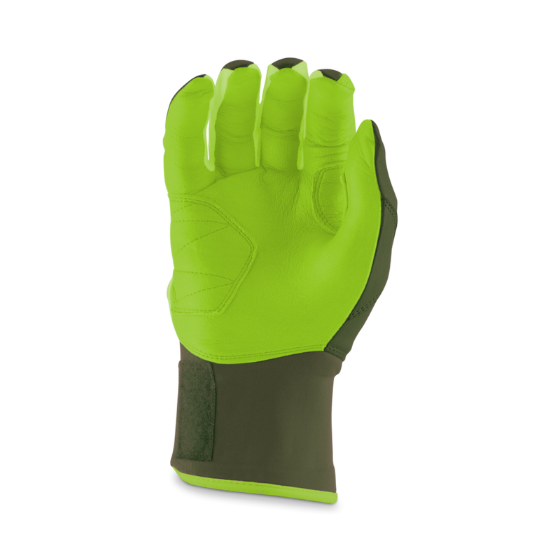 Marucci Remex Adult Olive Green/Lime Green Batting Gloves - MBRMX-OG/LG