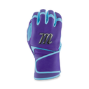 Marucci Remex Adult Purple/Columbia Blue Batting Gloves - MBRMX-PR/CB