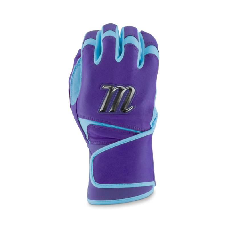Marucci Remex Adult Purple/Columbia Blue Batting Gloves - MBRMX-PR/CB