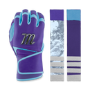 Marucci Remex Adult Purple/Columbia Blue Batting Gloves - MBRMX-PR/CB
