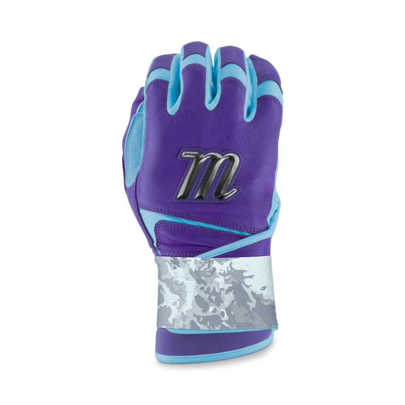 Marucci Remex Adult Purple/Columbia Blue Batting Gloves - MBRMX-PR/CB