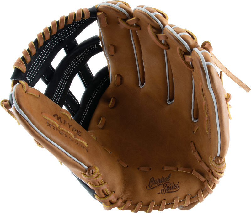 Marucci Capitol M Series 98R3 12.75" H Web Baseball Glove - MFG3CP98R3-TF/BK