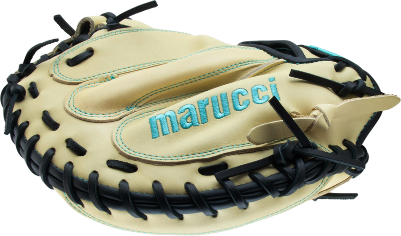 Marucci 235C1 Oxbow M Type 33.5" Solid Back Catcher Mitt/Glove - MFG3OX235C1-CM/BK