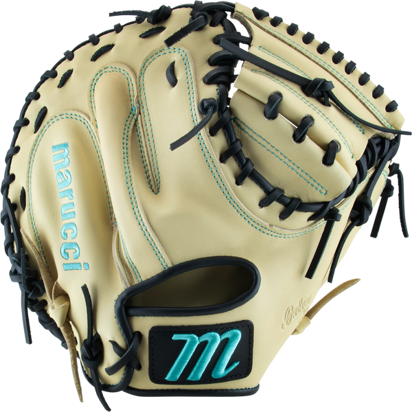 Marucci 235C1 Oxbow M Type 33.5" Solid Back Catcher Mitt/Glove - MFG3OX235C1-CM/BK