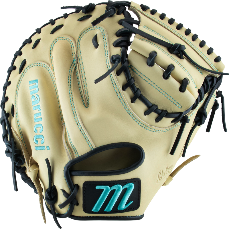 Marucci 235C1 Oxbow M Type 33.5" Solid Back Catcher Mitt/Glove - MFG3OX235C1-CM/BK