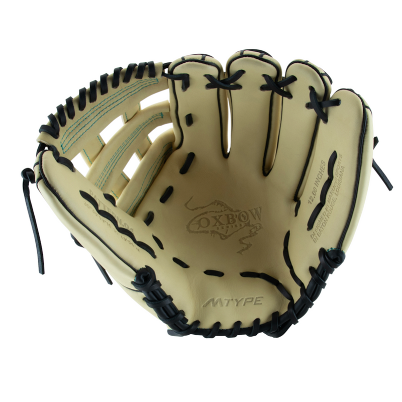 Marucci 45A3 Oxbow M Type 12" H Web Fielders Baseball Glove - MFG3OX45A3-CM/BK