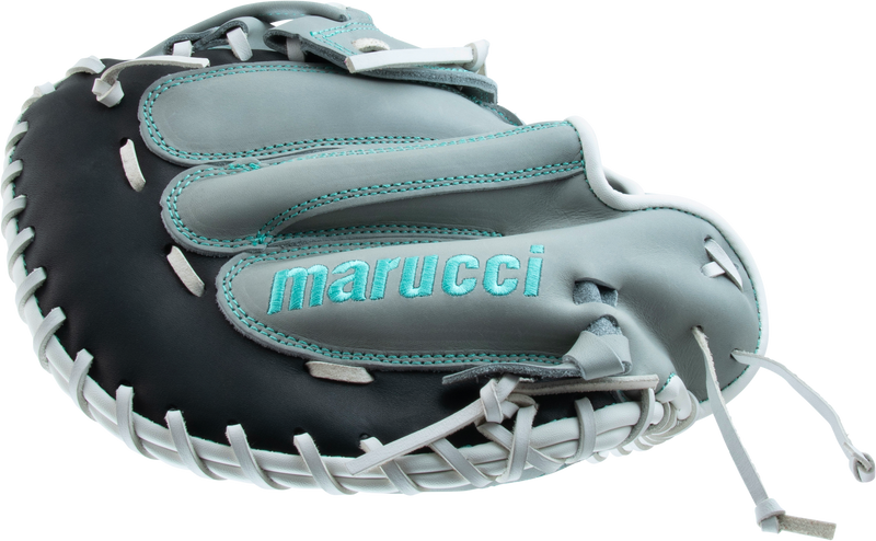 Marucci 240C2 Palmetto M Type 34" Fastpitch Catchers Mitt - MFG3PL240C2FP-GY/RT