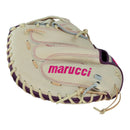 MARUCCI ASCENSION M TYPE SERIES 240C2 34" FASTPITCH SOFTBALL CAMEL/PURPLE CATCHERS MITT/GLOVE - MFGASFP240C-CM/PR