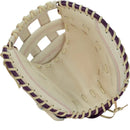 MARUCCI ASCENSION M TYPE SERIES 240C2 34" FASTPITCH SOFTBALL CAMEL/PURPLE CATCHERS MITT/GLOVE - MFGASFP240C-CM/PR