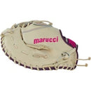 MARUCCI ASCENSION M TYPE SERIES 39S2 13" CAMEL/PURPLE FASTPITCH SOFTBALL FIRST BASE MITT/GLOVE - MFGASFP39S2-CM/PR