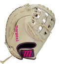 MARUCCI ASCENSION M TYPE SERIES 39S2 13" CAMEL/PURPLE FASTPITCH SOFTBALL FIRST BASE MITT/GLOVE - MFGASFP39S2-CM/PR